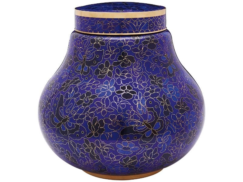 Blue Butterfly Cloisonne