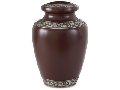 Crimson Delphia Bronze Urn (full)