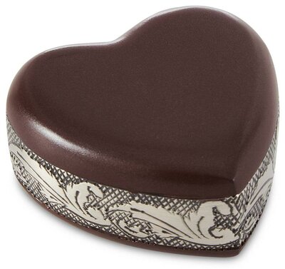 Crimson Delphia Heart Keepsake